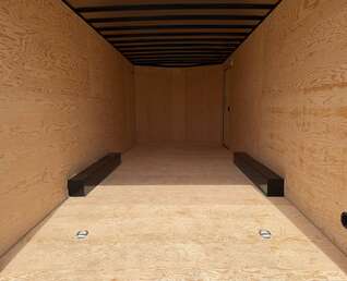 Thumbnail Photo of 2026 Royal Cargo 8.5x20 +V Nose 11,400lb Cargo / Enclosed Trailer Car Hauler Extra Height Ramp Door Black (GSR)