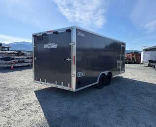 Thumbnail Photo of 2026 Alcom XLT Pro 8.5x20 Car Hauler Enclosed Cargo Trailer w/ Side escape door 7000lb GVW Charcoal Grey