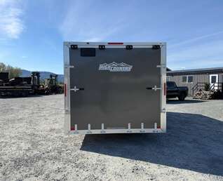 Thumbnail Photo of 2026 Alcom XLT Pro 8.5x20 Car Hauler Enclosed Cargo Trailer w/ Side escape door 7000lb GVW Charcoal Grey