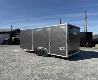 Thumbnail Photo of 2026 Alcom XLT Pro 8.5x20 Car Hauler Enclosed Cargo Trailer w/ Side escape door 7000lb GVW Charcoal Grey