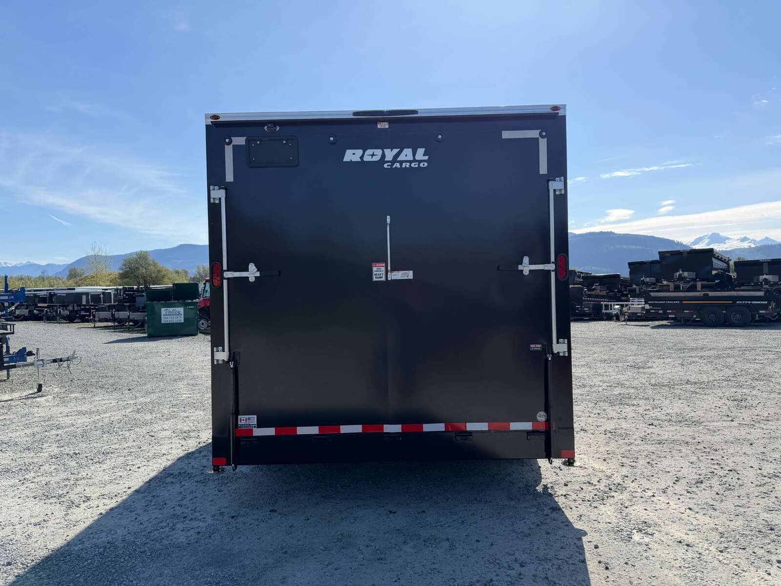 Photo of 2026 Royal Cargo 8.5X16 V NOSE Cargo / Enclosed Trailer BLACK RAMP DOOR EXTRA HEIGHT 11,400LB GVW (GSR)