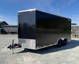 Thumbnail Photo of 2026 Royal Cargo 8.5X16 V NOSE Cargo / Enclosed Trailer BLACK RAMP DOOR EXTRA HEIGHT 11,400LB GVW (GSR)