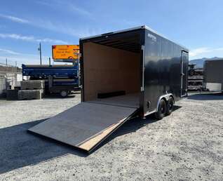 Thumbnail Photo of 2026 Royal Cargo 8.5X16 V NOSE Cargo / Enclosed Trailer BLACK RAMP DOOR EXTRA HEIGHT 11,400LB GVW (GSR)