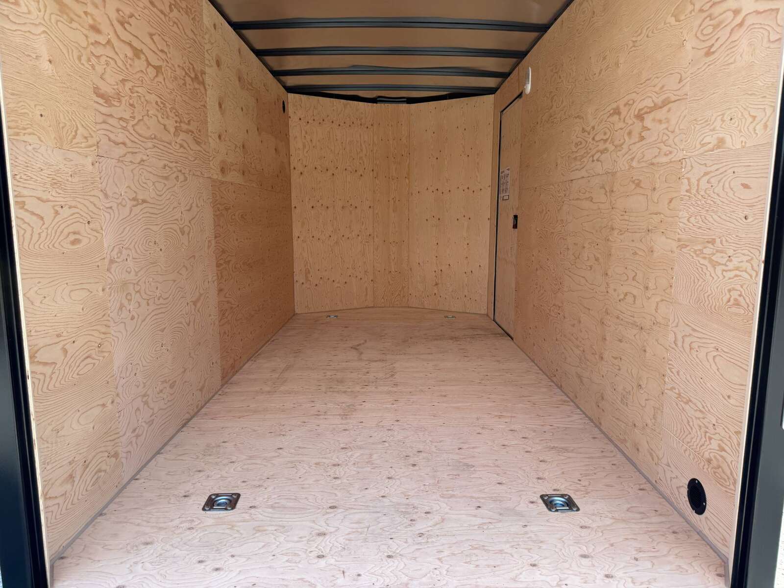 Photo of 2026 Royal 7x14 V Nose Cargo / Enclosed Trailer Extra Height Ramp Door Charcoal Grey 7700lb GVW (GSR)