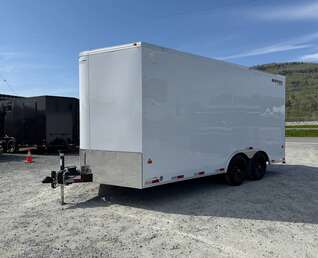 Thumbnail Photo of 2026 Royal Cargo 8.5X16 V NOSE Cargo / Enclosed Trailer WHITE RAMP DOOR EXTRA HEIGHT 11,400LB GVW (GSR)