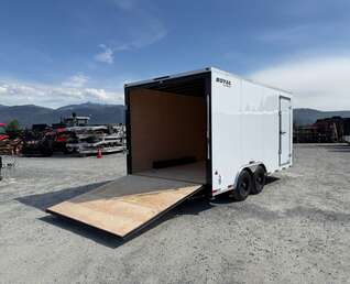 Thumbnail Photo of 2026 Royal Cargo 8.5X16 V NOSE Cargo / Enclosed Trailer WHITE RAMP DOOR EXTRA HEIGHT 11,400LB GVW (GSR)