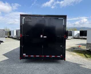 Thumbnail Photo of 2026 Royal Cargo 8.5x24 V Nose Car Hauler Cargo / Enclosed Trailer Blackout 11,400lb GVW Satin Black Ramp Door Extra Height (GSR)