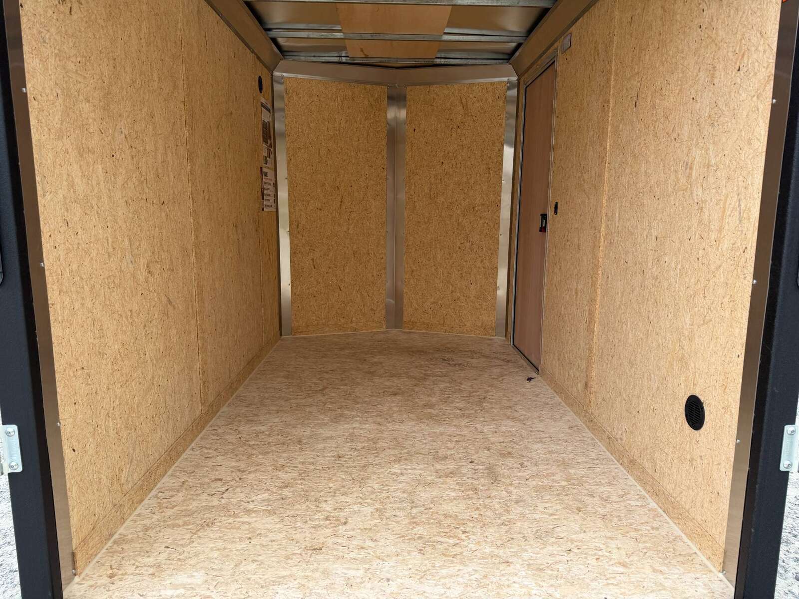 Photo of 2026 Impact Quake 6x10 V Nose Cargo / Enclosed Trailer Black Ramp Door Extra Height 2990lb GVW