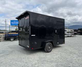 Thumbnail Photo of 2026 Impact Quake 7x12 V Nose Cargo / Enclosed Trailer 5000lb GVW w/ Ramp Door