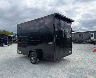 Thumbnail Photo of 2026 Impact Quake 7x12 V Nose Cargo / Enclosed Trailer 5000lb GVW w/ Ramp Door