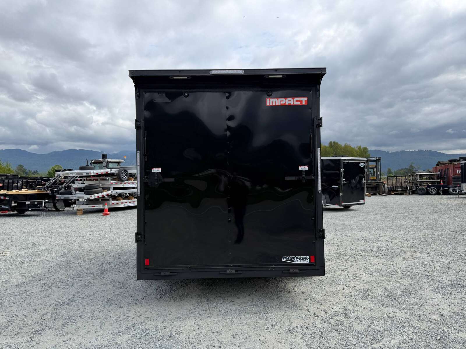 Photo of 2026 Impact Quake 7x12 V Nose Cargo / Enclosed Trailer 5000lb GVW w/ Ramp Door