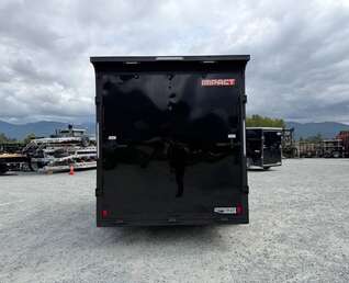 Thumbnail Photo of 2026 Impact Quake 7x12 V Nose Cargo / Enclosed Trailer 5000lb GVW w/ Ramp Door