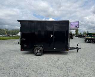 Thumbnail Photo of 2026 Impact Quake 7x12 V Nose Cargo / Enclosed Trailer 5000lb GVW w/ Ramp Door