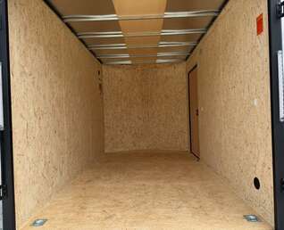 Thumbnail Photo of 2026 Impact Quake 7x12 V Nose Cargo / Enclosed Trailer 5000lb GVW w/ Ramp Door