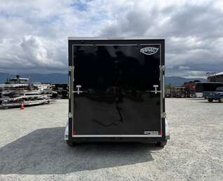 Thumbnail Photo of 2026 Impact Quake 7x12 Cargo Enclosed Trailer Tandem Axle 7000lb GVW Black Extra Height w/ Ramp Door