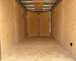 Thumbnail Photo of 2026 Impact Quake 7x12 Cargo Enclosed Trailer Tandem Axle 7000lb GVW Black Extra Height w/ Ramp Door