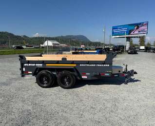 Thumbnail Photo of 2026 Southland 6X12 Dump Trailer 11,400LB GVW with Tarp and Ramps Charcoal Grey