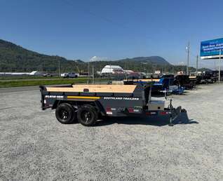 Thumbnail Photo of 2026 Southland 6X12 Dump Trailer 11,400LB GVW with Tarp and Ramps Charcoal Grey