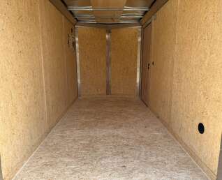 Thumbnail Photo of 2026 Impact Quake 6x12 V Nose Cargo / Enclosed Trailer Charcoal Grey Ramp Door Extra Height 2990lb GVW