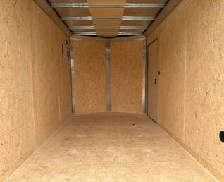 Thumbnail Photo of 2026 Impact Quake 7x12 Cargo Enclosed Trailer Tandem Axle 7000lb GVW Black Extra Height w/ Barn Doors