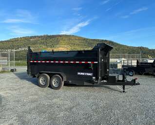 Thumbnail Photo of 2026 Suretrac 7x12 Telescopic High Side Dump Trailer 15,500lb GVW w/ Tarp and Ramps