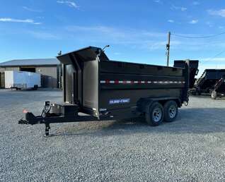 Thumbnail Photo of 2026 Suretrac 7x12 Telescopic High Side Dump Trailer 15,500lb GVW w/ Tarp and Ramps