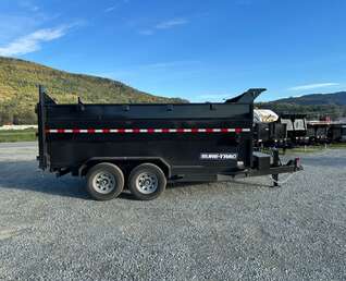 Thumbnail Photo of 2026 Suretrac 7x12 Telescopic High Side Dump Trailer 15,500lb GVW w/ Tarp and Ramps