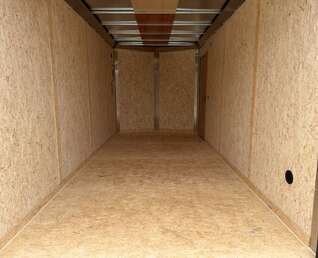 Thumbnail Photo of 2026 Impact Quake 7X16 V-Nose Ramp Door Cargo / Enclosed Trailer Extra Height Charcoal Grey 7000lb GVW