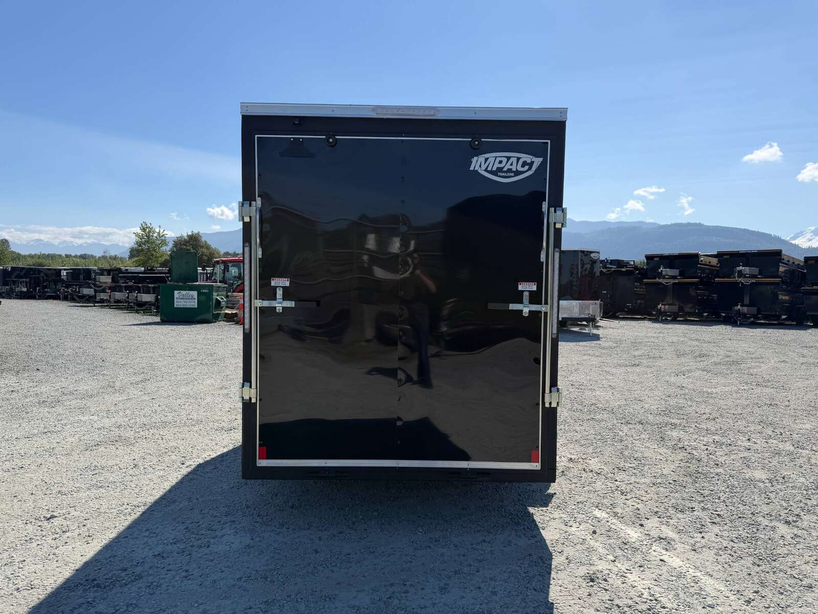 Photo of 2026 Impact Quake 6x12 V Nose Cargo / Enclosed Trailer Black Ramp Door Extra Height 2990lb GVW