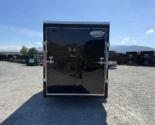 Thumbnail Photo of 2026 Impact Quake 6x12 V Nose Cargo / Enclosed Trailer Black Ramp Door Extra Height 2990lb GVW