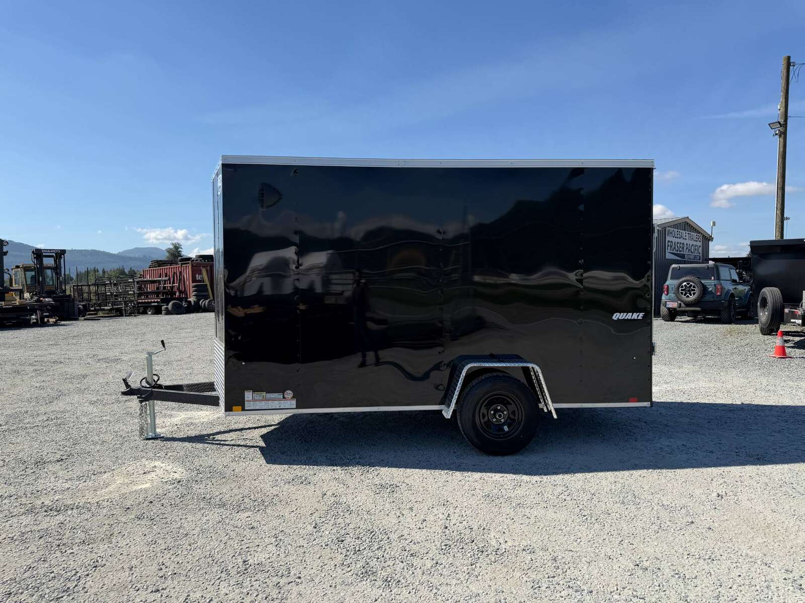 Photo of 2026 Impact Quake 6x12 V Nose Cargo / Enclosed Trailer Black Ramp Door Extra Height 2990lb GVW