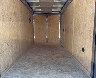 Thumbnail Photo of 2026 Impact Quake 6x12 V Nose Cargo / Enclosed Trailer Black Ramp Door Extra Height 2990lb GVW