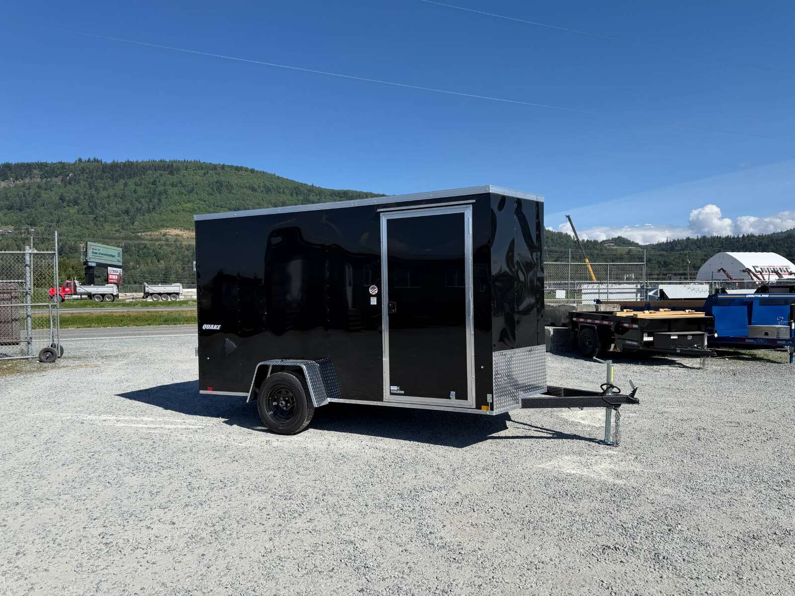 Photo of 2026 Impact Quake 6x12 V Nose Cargo / Enclosed Trailer Black Ramp Door Extra Height 2990lb GVW