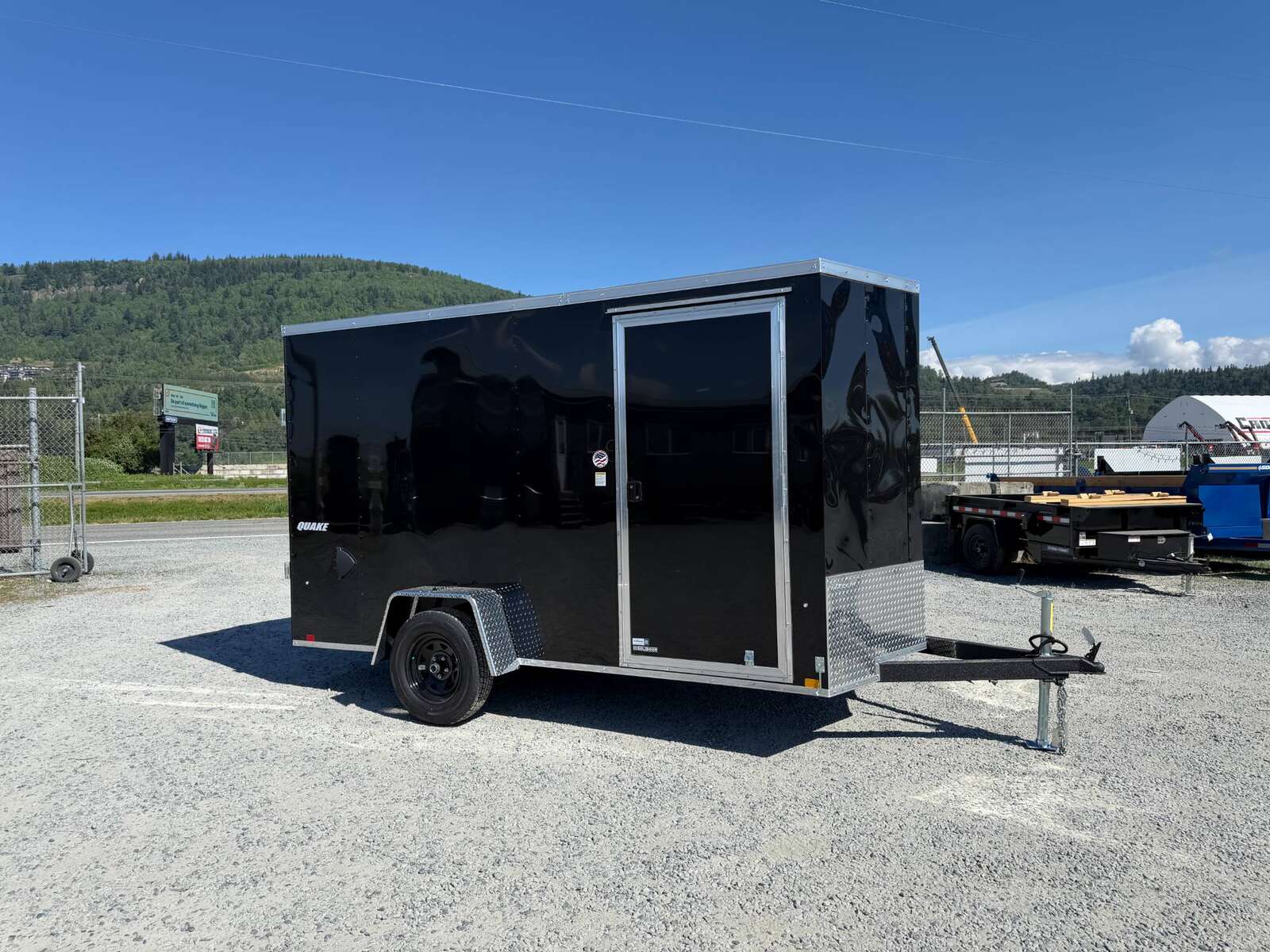 Photo of 2026 Impact Quake 6x12 V Nose Cargo / Enclosed Trailer Black Ramp Door Extra Height 2990lb GVW