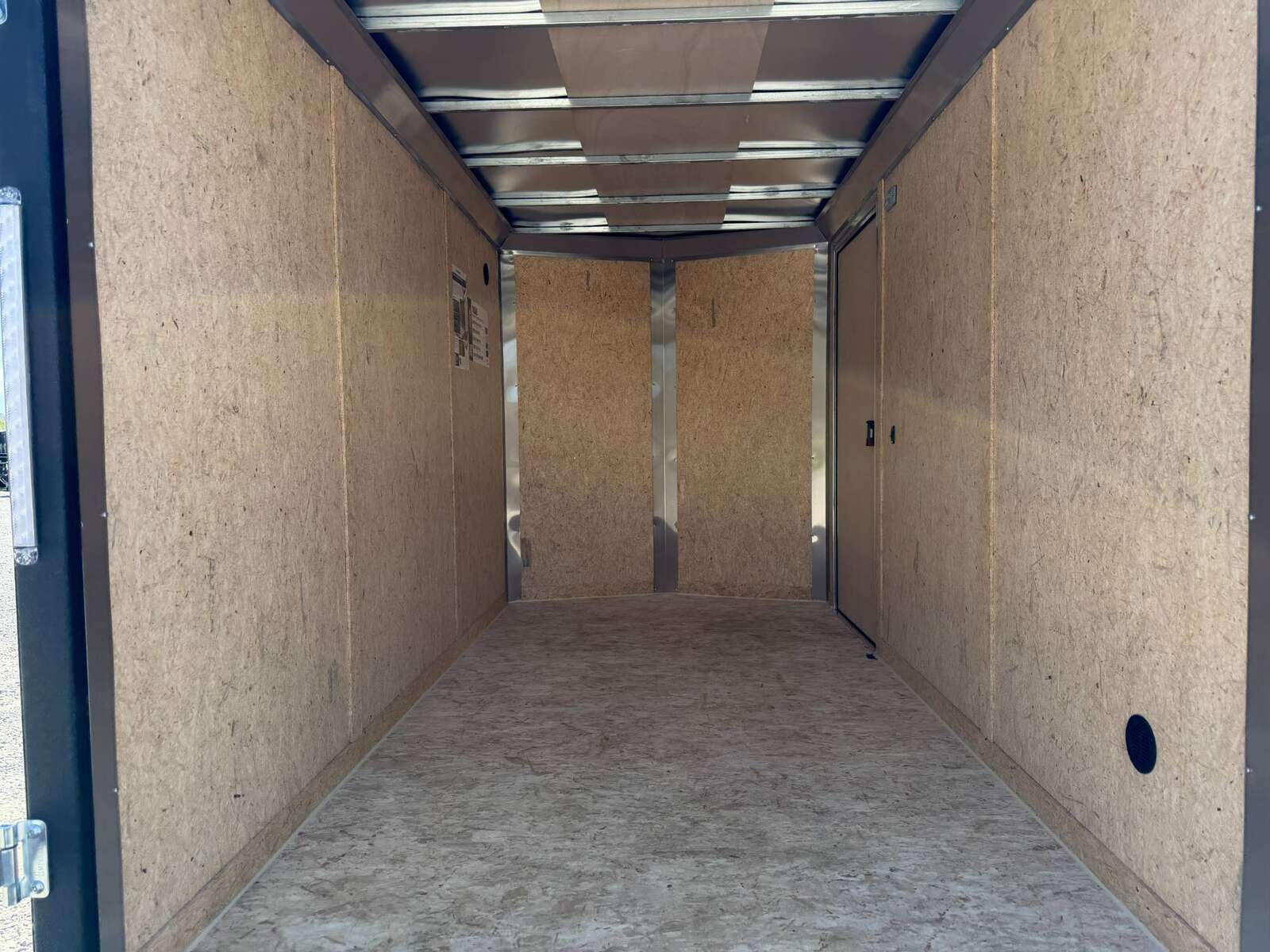 Photo of 2026 Impact Quake 6x12 V Nose Cargo / Enclosed Trailer Black Barn Doors Extra Height 2990lb GVW