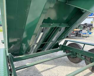 Thumbnail Photo of 2026 Southland 7x14 Dump Trailer GREEN 15,400lbs GVW with Tarp And Ramps (SL714-14K)
