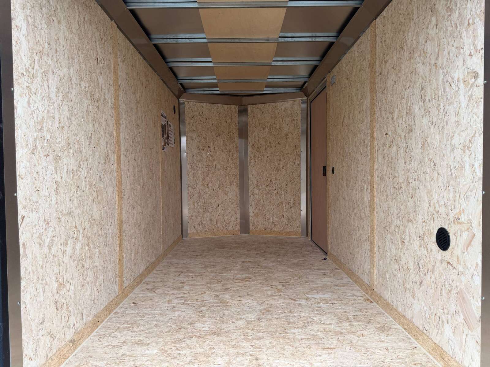 Photo of 2026 Impact Quake 6x12 V Nose Cargo / Enclosed Trailer Tandem Axle Black Barn Doors Extra Height 7000lb GVW