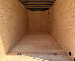 Thumbnail Photo of 2026 Royal 7x16 Enclosed Cargo Trailer V Nose Ramp Door Pewter 7700lb GVW Extra Height