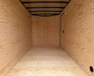 Thumbnail Photo of 2026 Royal Cargo 6x12 Enclosed Trailer Tandem Axle Rear Barn Doors Gloss Black 7700lbs GVW