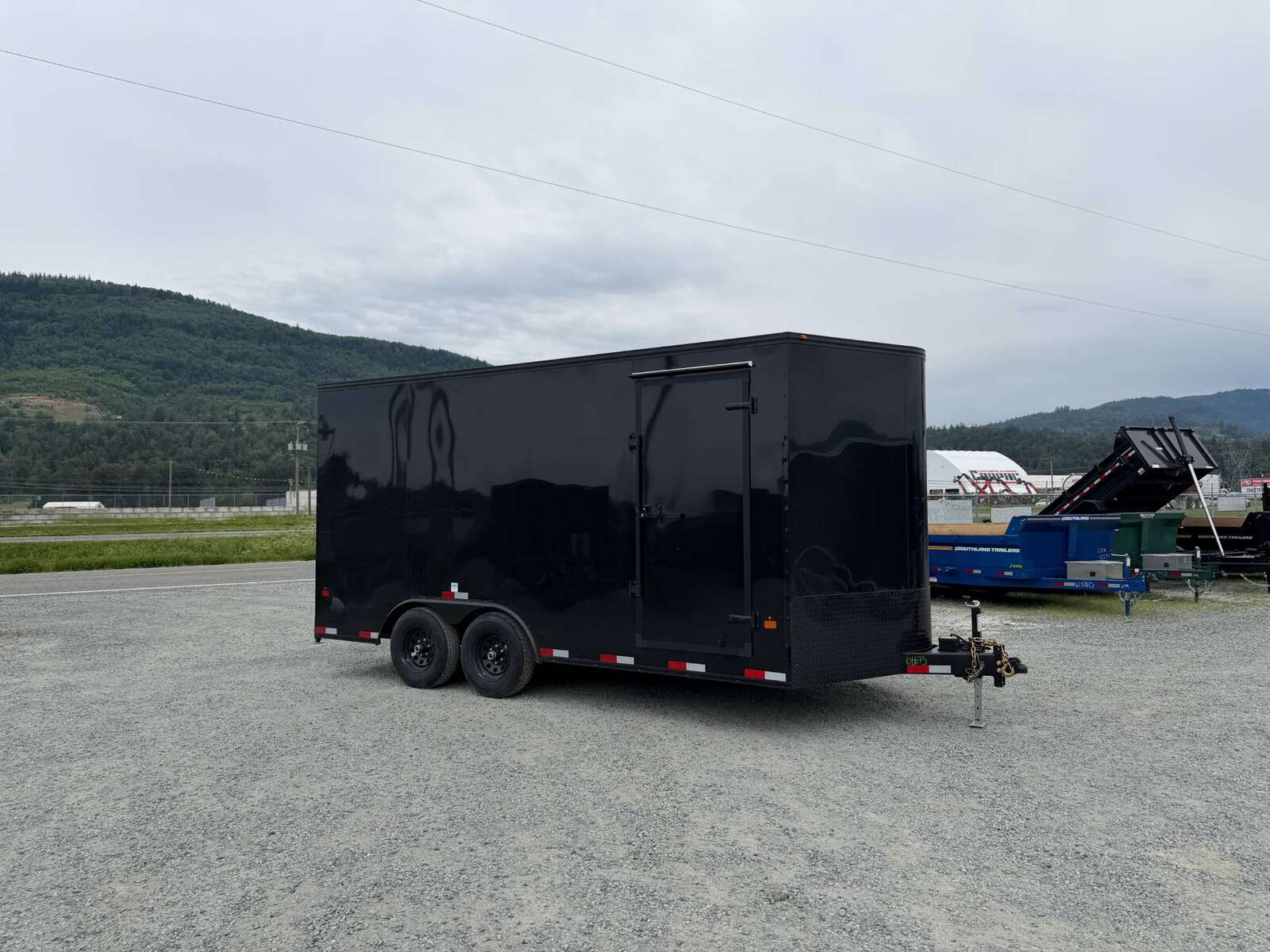 Photo of 2026 Royal Cargo 8.5X16 V NOSE Cargo / Enclosed Trailer GLOSS BLACK w/ BLACKOUT PKG RAMP DOOR EXTRA HEIGHT 11,400LB GVW (GSR)