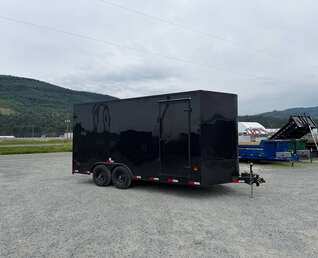 Thumbnail Photo of 2026 Royal Cargo 8.5X16 V NOSE Cargo / Enclosed Trailer GLOSS BLACK w/ BLACKOUT PKG RAMP DOOR EXTRA HEIGHT 11,400LB GVW (GSR)