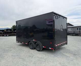Thumbnail Photo of 2026 Royal Cargo 8.5X16 V NOSE Cargo / Enclosed Trailer GLOSS BLACK w/ BLACKOUT PKG RAMP DOOR EXTRA HEIGHT 11,400LB GVW (GSR)