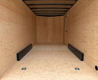 Thumbnail Photo of 2026 Royal 7.5X16 V-NOSE RAMP DOOR EXTRA HEIGHT Cargo / Enclosed Trailer Gloss Black 7700lb GVW (GSR)