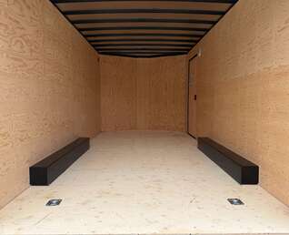 Thumbnail Photo of 2026 Royal Cargo 8.5X16 V NOSE Cargo / Enclosed Trailer WHITE w/ BLACKOUT PKG RAMP DOOR EXTRA HEIGHT 11,400LB GVW (GSR)