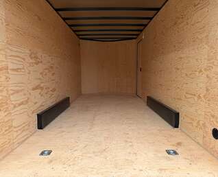 Thumbnail Photo of 2026 Royal 7.5x18 Cargo Enclosed Trailer Heavy Duty 11400lb GVW w/ Barn Doors Gloss Black