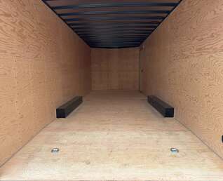 Thumbnail Photo of 2026 Royal Cargo 8.5x24 V Nose Car Hauler Cargo / Enclosed Trailer 11,400lb GVW Charcoal Grey Ramp Door Extra Height (GSR)