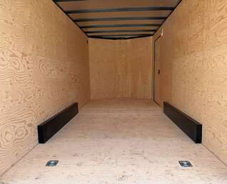 Thumbnail Photo of 2026 Royal 7.5X16 V-NOSE RAMP DOOR EXTRA HEIGHT Cargo / Enclosed Trailer Black 7700lb GVW (GSR)