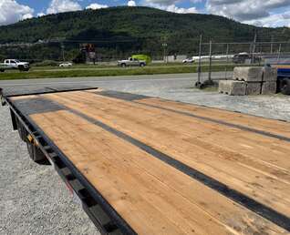 Thumbnail Photo of 2026 Southland 22+6 Gooseneck Equipment Flat Bed Trailer Deck Over 29,000lb GVW w/ Flip up ramps