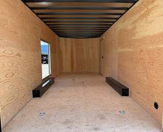 Thumbnail Photo of 2026 Royal Cargo 8.5x20 SIDE ESCAPE DOOR +V Nose 11,400lb Cargo / Enclosed Trailer Car Hauler Extra Height Ramp Door Charcoal Grey (GSR)