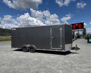 Thumbnail Photo of 2026 Royal Cargo 8.5x20 SIDE ESCAPE DOOR +V Nose 11,400lb Cargo / Enclosed Trailer Car Hauler Extra Height Ramp Door Charcoal Grey (GSR)